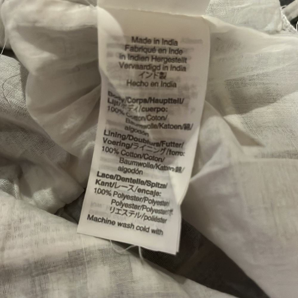 J. Crew Daisy Chain peplum gingham blouse XS/Sm - Picture 9 of 9